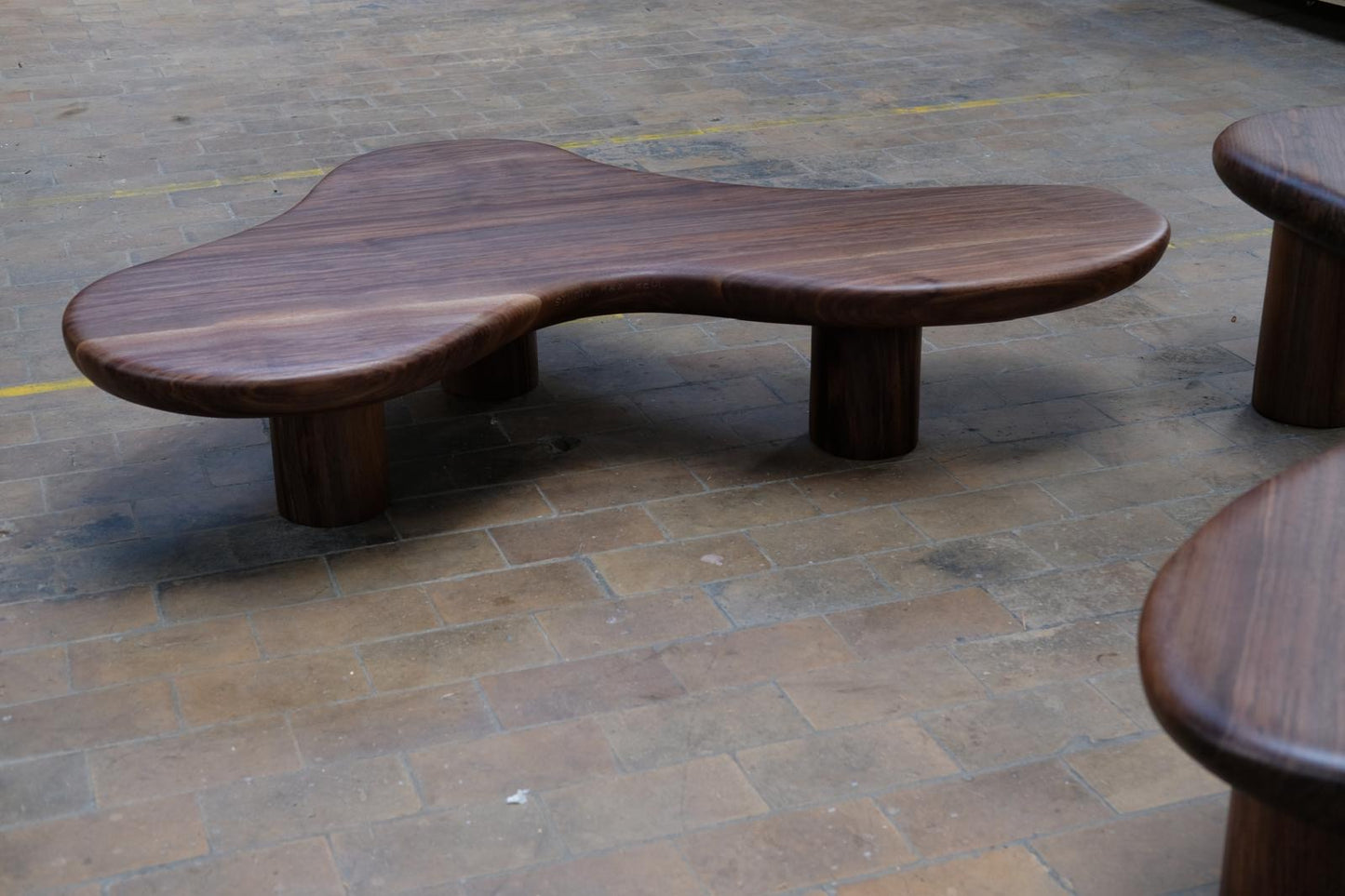 Thick Walnut Coffee Table