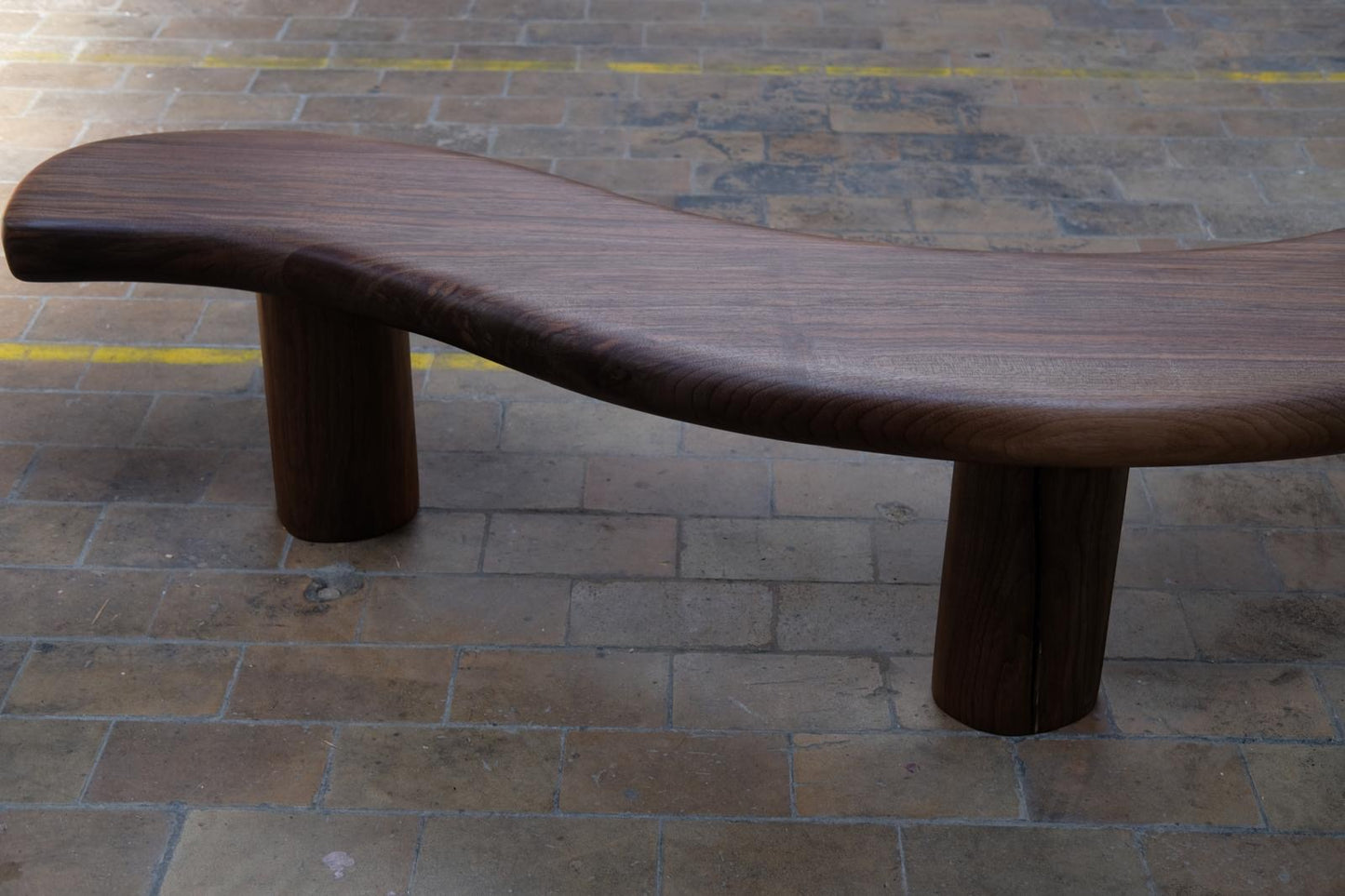 Thick Walnut Bench