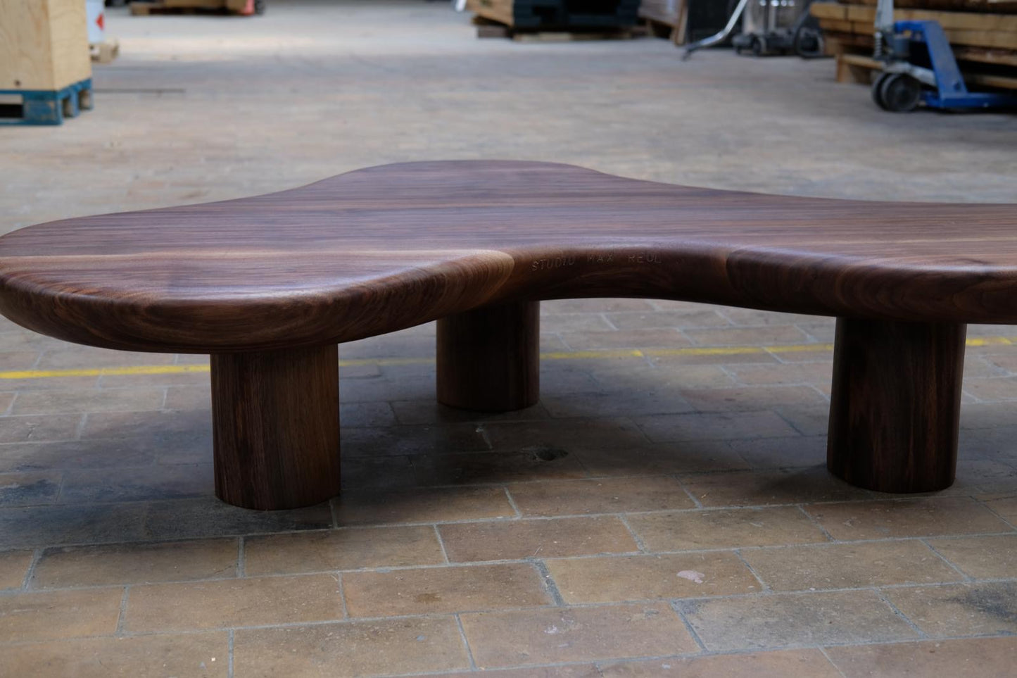 Thick Walnut Coffee Table