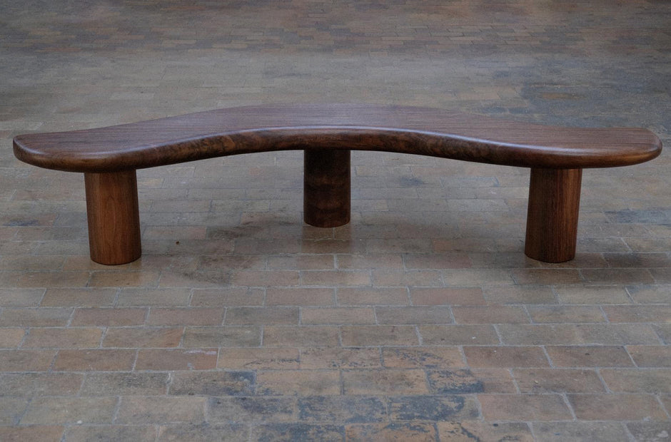 Thick Walnut Bench