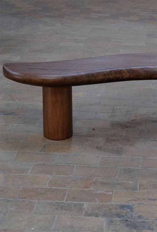 Thick Walnut Bench